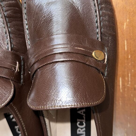 Barclay 11 Chestnut Brown Genuine Leather Dress Slip on Shoes Loafers - Picture 12 of 12